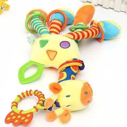 Soft Giraffe Animal Toy Baby Pram Bed Hanger